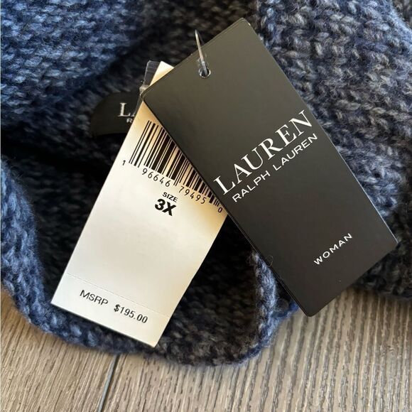 Lauren Ralph Lauren wool blend funnel neck sweater - Picture 4 of 8